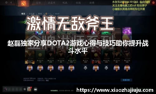 赵磊独家分享DOTA2游戏心得与技巧助你提升战斗水平
